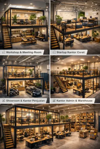 Mezzanine Ruang Kantor di Kedaung Kali Angke