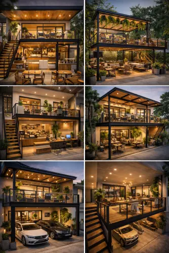 Mezannine Cafe Modern di Kedaung Kali Angke