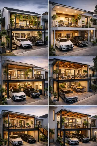 Mezannine Teras Rumah Keren di Kedaung Kali Angke